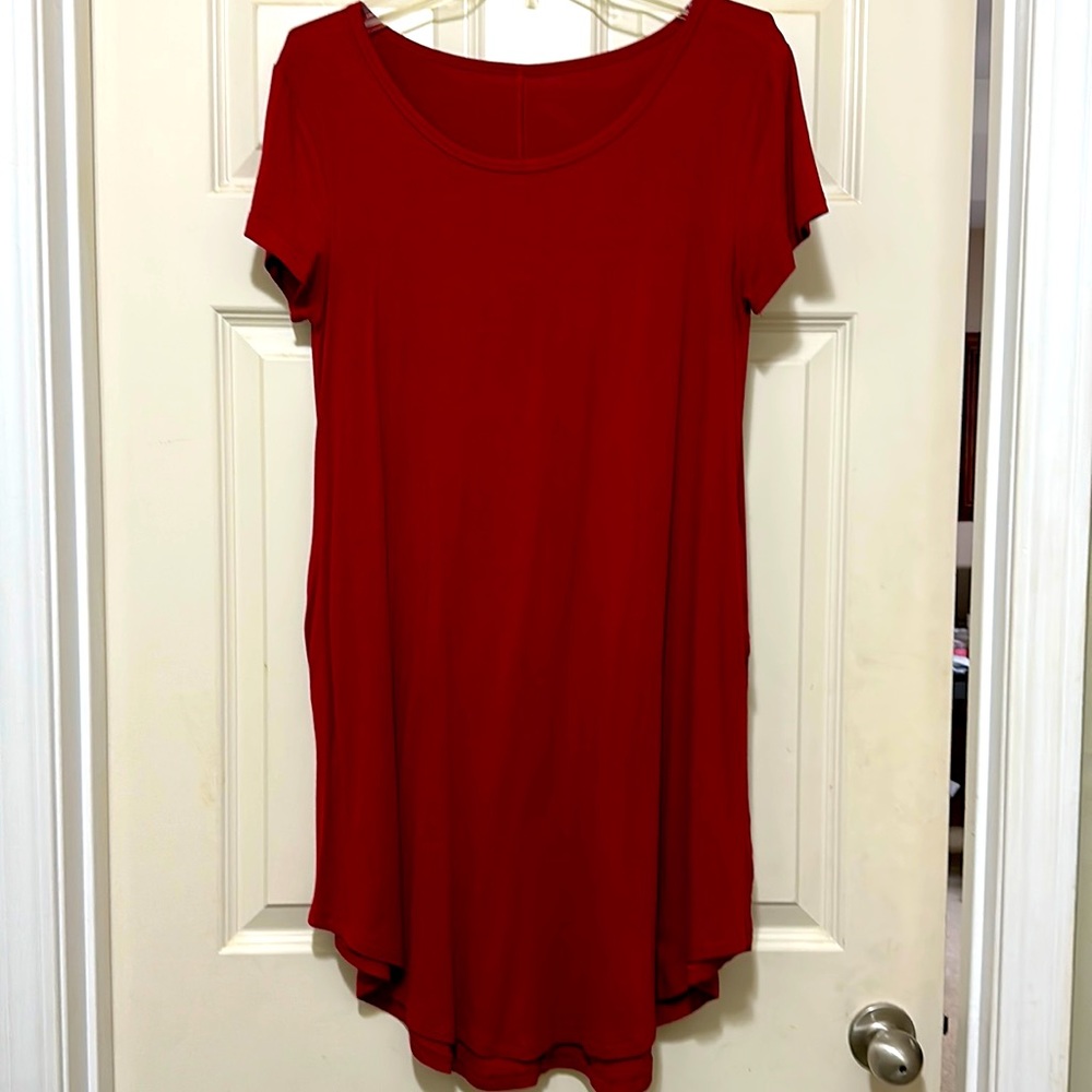 Crimson Red Dress